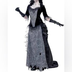 Smiffys Women’s size Large Ghost Town Black Widow Costume